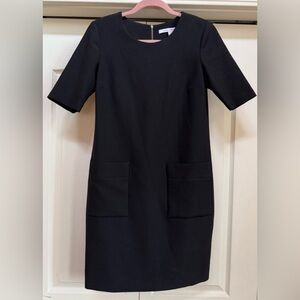 Diane Von Furstenberg Black Mini Dress with Pockets